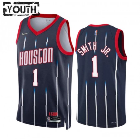 Maillot Enfant Houston Rockets Jabari Smith JR 1 2022-23 Nike City Edition Navy Swingman